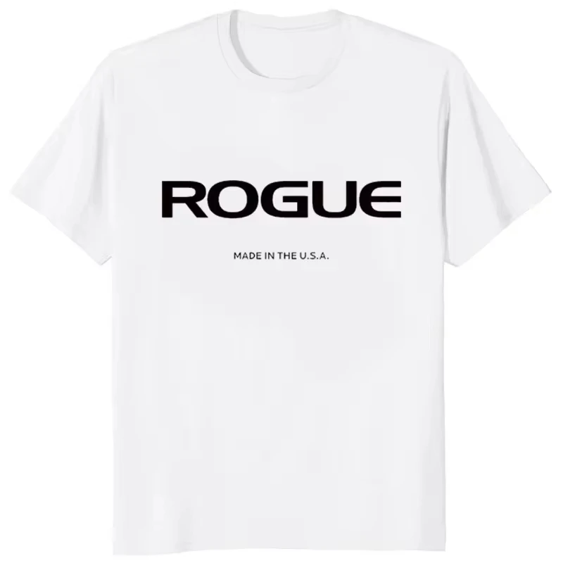 Funny Printed Rogue Made in The Usa Fitness Custom Men T-Shirt Fashion Casual Streetwear Breathe Women Tops Hipster Harajuku Tee