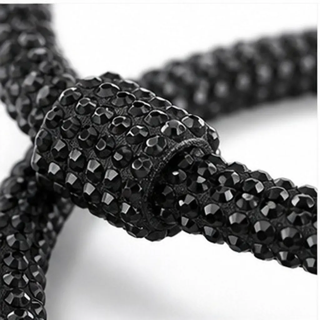 2Pcs Rhinestone Keychain Wristlet Bling Bracelet Key Holders Stylish Wrist Strap Fitness Accessories for Women