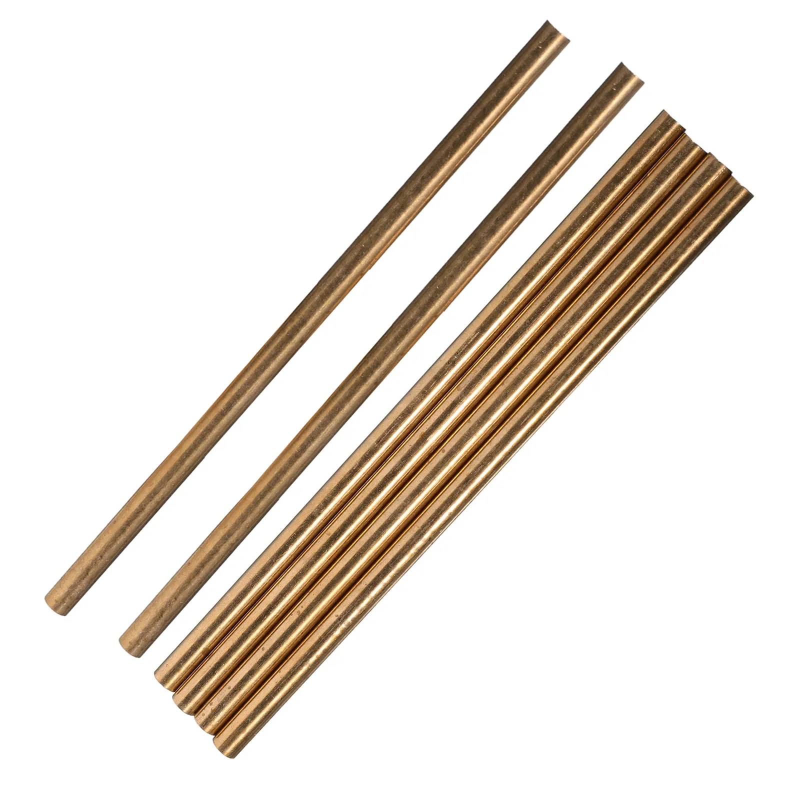 6Pcs Knife Handle Pins Solid Brass Rods Rivets Replacement Knife Making Supplies Dowels for Handle Repairs Brass Rod