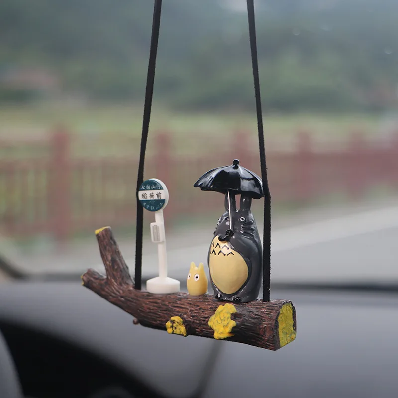 My Neighbor Totoro Car Hanging Ornament Auto Interior Pendant Charm Vehicle Rearview Mirror Decor Collectible Souvenir Accessory view 2
