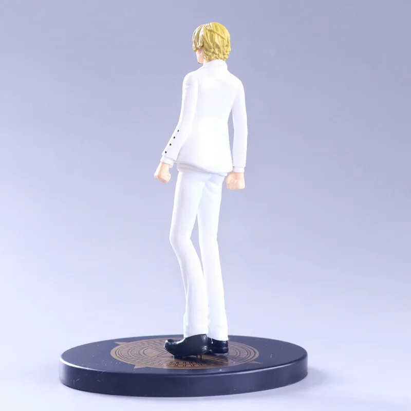 Anime filme de uma peça de ouro vinsmoke sanji terno branco ver. Pvc figura de ação jogo estátua collectible modelo crianças brinquedos boneca presentes
