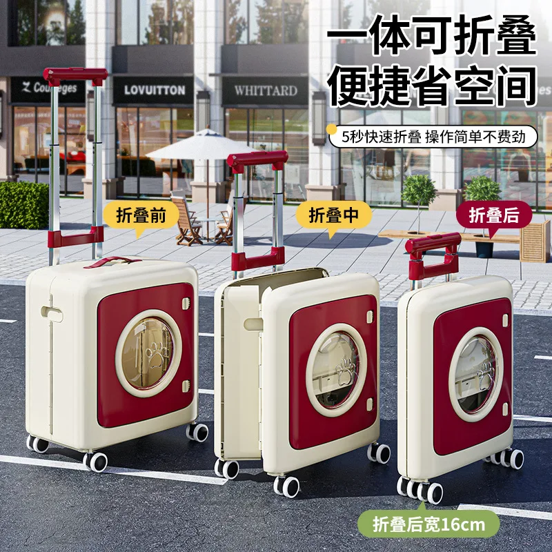 Carrito plegable gran capacidad para perros y gatos – Bolsa multiusos - imagen 4