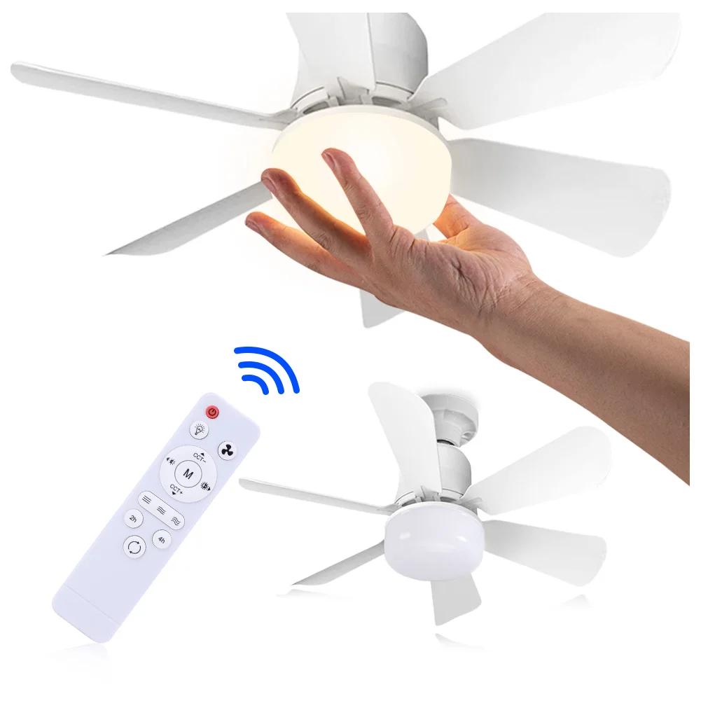 

Ceiling Fan with Light and Remote with LED Light Remote Control with Lights Remote Control for Bedroom Kitchen Living Room
