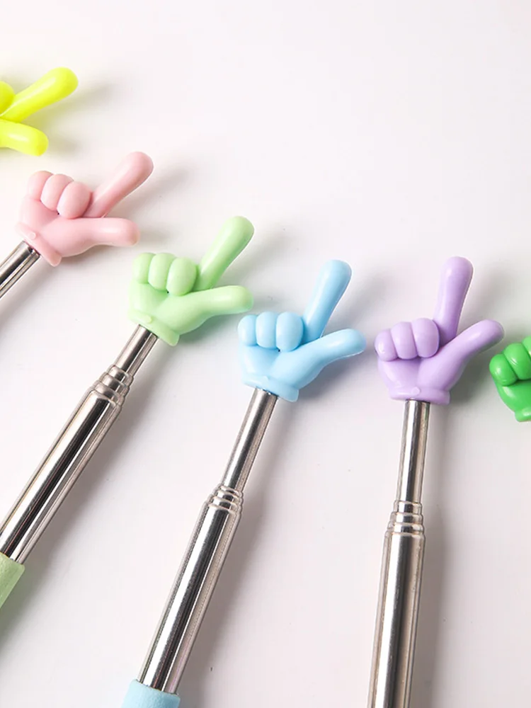 1pc Finger Form Mini Pointer Stick 21 ~ 68cm Versenkbare Büro und Bildungs Liefert Lehrmittel Student Pointer TMZ – Detail 8