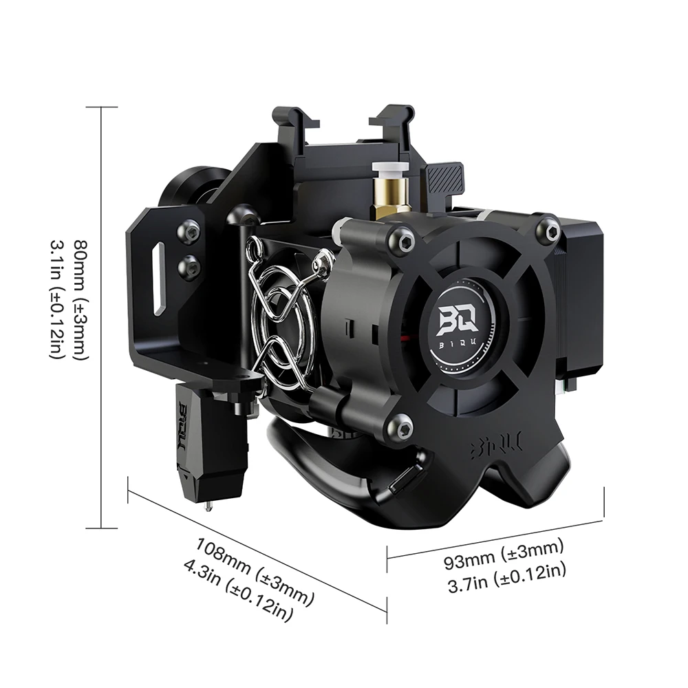 Imagem -05 - Bigtreetech-extrusora Direta Upgrade Kit Onboard h2 V2s Microprobe Auto Nivelamento para Impressora 3d Hurakan Série h2 Atualização