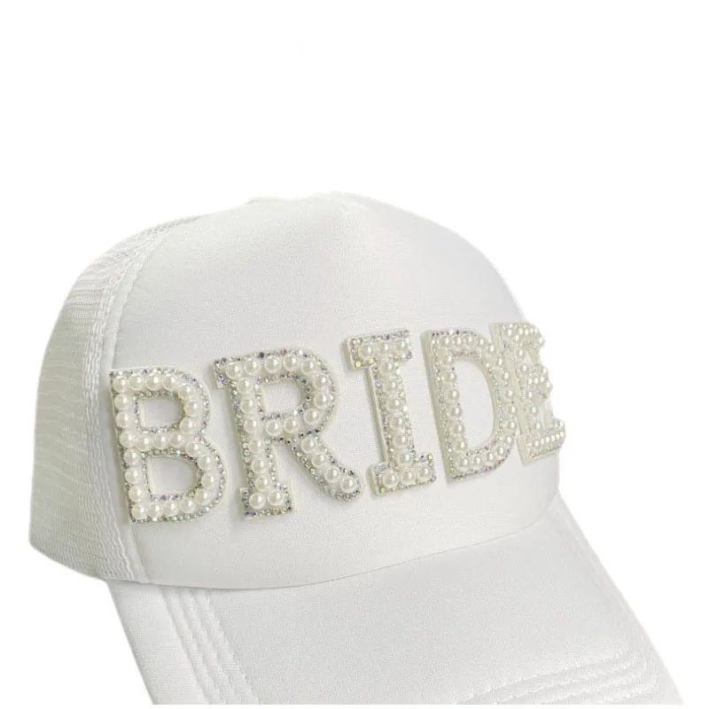 BRIDE/MRS/TRIBE/WIFE/MR Baseball cap Wedding decoration Bridal Shower Party supplies Honeymoon trip hat Creative wedding gifts