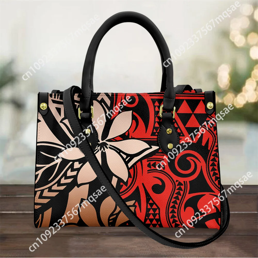 

Vintage Women's Crossbody Shoulder Bags Polynesian Samoa Tattoos Printing High Quality Ladies Handbags Shopper Purse Tote Bag