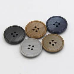 15/18/20/23/25mm Men Suit Blue Black Resin Buttons For Clothes Pants Coat Jacket High Quality DIY Crafts Sewing Accessories