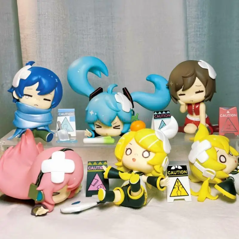 在庫あり-本物の初音ミク-警告-ミニブラインドボックス-アニメフィギュア-かわいいミステリーガールトイ-誕生日-クリスマスギフト