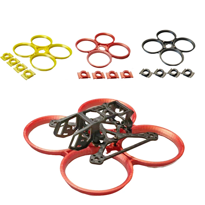 1Set Protective Collar 3D Printing TPU Guard Ring Battery Quick-Release Holder Accessory for BetaFPV Pavo20/Pavo20 Pro RC Drone