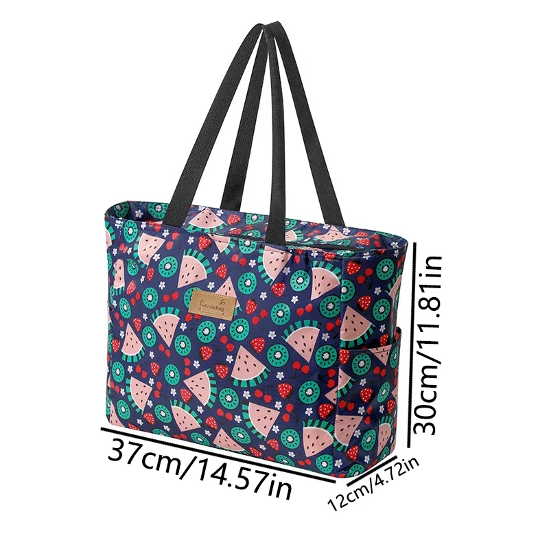 Bolsas de Picnic de gran capacidad, bolsa de almacenamiento de hielo para campamento, bolsas de hombro para exteriores, bolso térmico portátil para