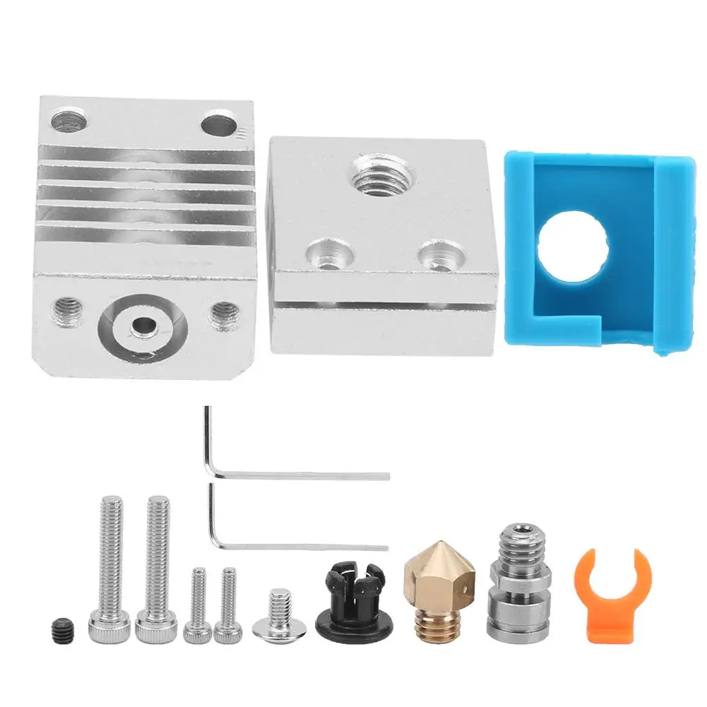 

Upgrade Kit for ender -3 CR-10 3D Printer Extruder - Hot End Accessories & Heating Block