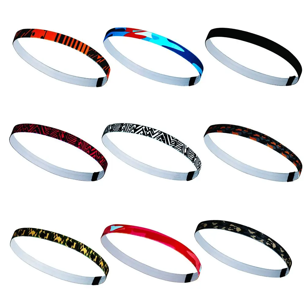 Womens Sports Headband Sweat Absorbing Thin Headband for Running Yoga Fitness Non Slip Sweatproof Hairband