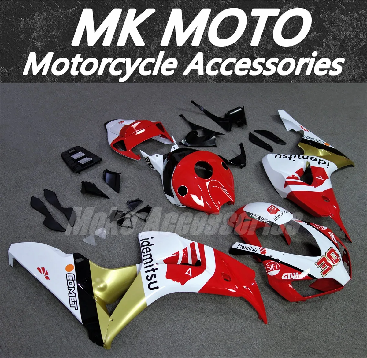 Motorcycle Fairings Kit Fit For Cbr1000rr 2006-2007 Bodywork Set High Quality ABS Injection New Red White