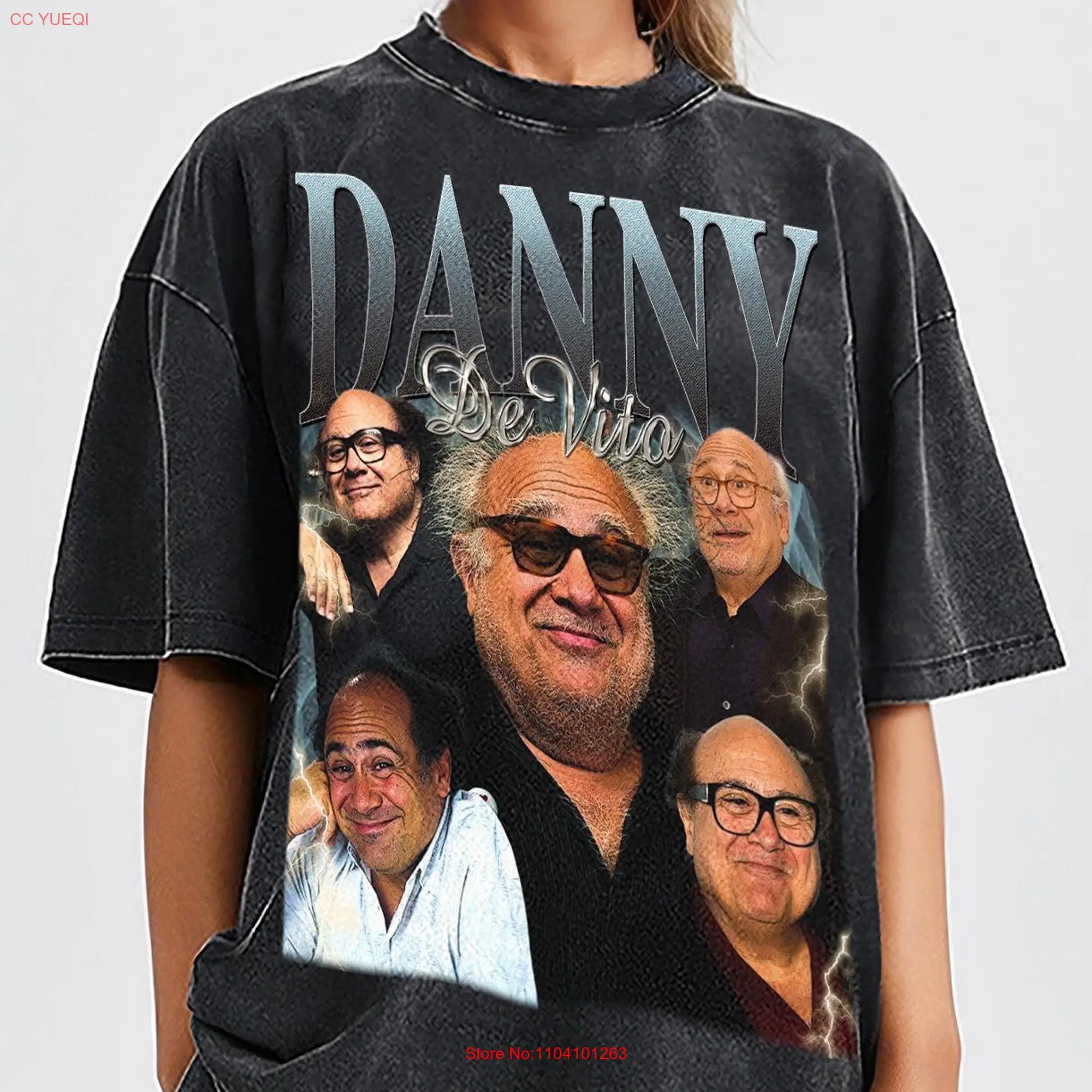 Danny DeVito Vintage T Shirt For Women and Man Bootleg Retro 90's Fans Washed  long or short sleeves