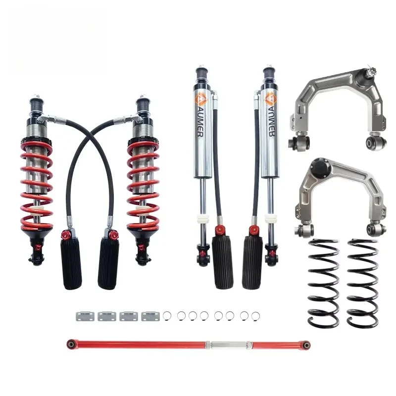 LC100 Nitrogen Shock Absorber 4WD Compression Adjustable 4x4 Coilover Suspension Lifting Parts Road Land Cruiser