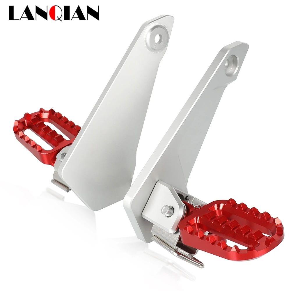 

New Motorcycle CNC Rear Pedal Foot Stand Folding Footrests Passenger FootPegs For HONDA X-ADV 750 2021 2022 2023 2024 2025 2026