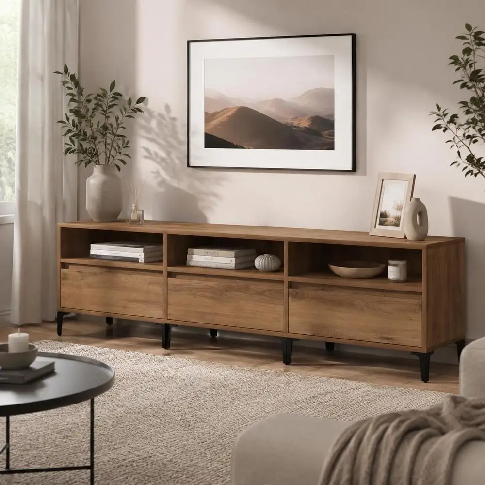 Mobile TV Artisan in Rovere 150 X 30 X 44,5 Cm
