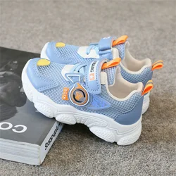 1-5 Years Old Children's Sports Shoes Girls Through Net Summer 2023 New Boys Net Shoes Children's Functional Shoes Baby Birthday