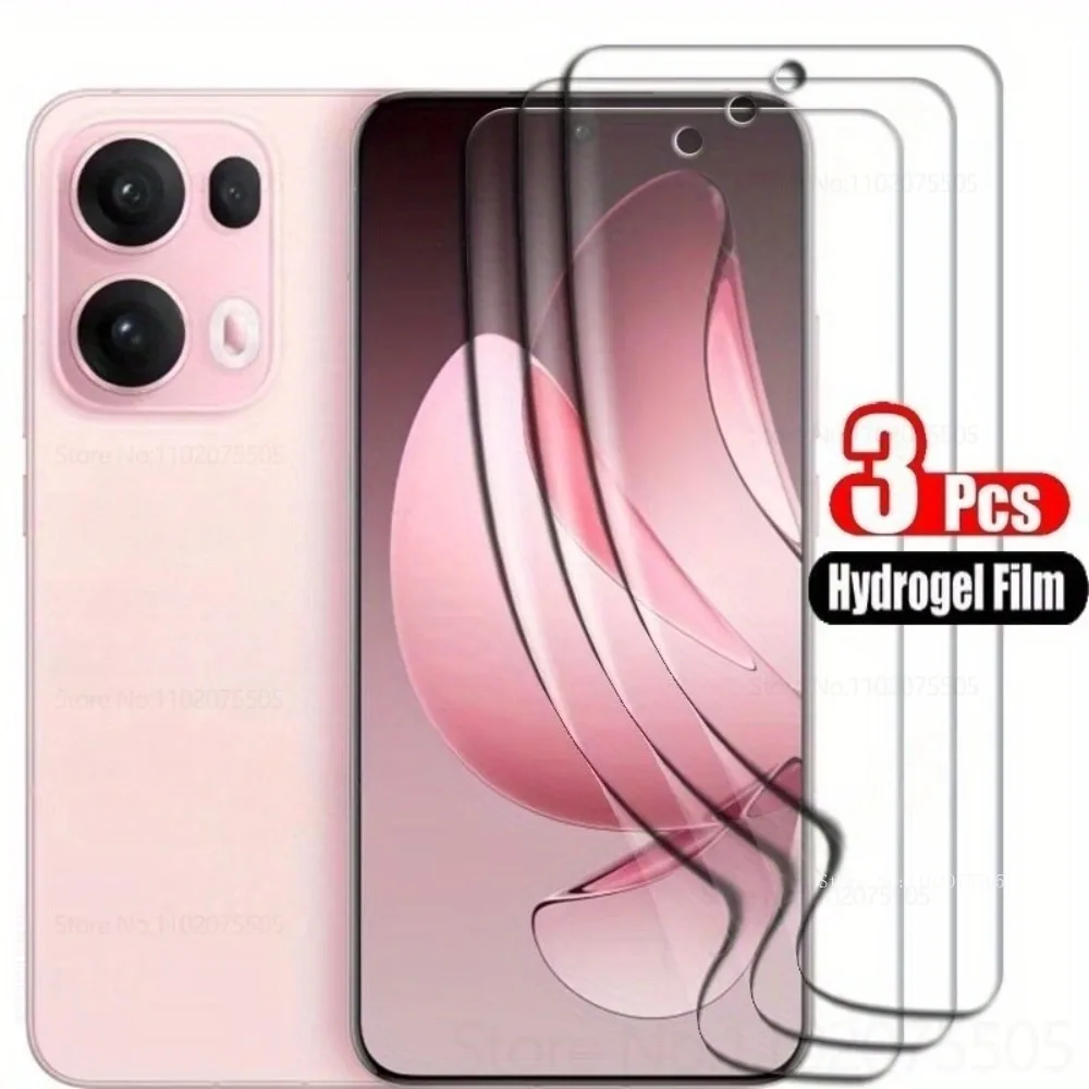 

3 шт. HD гидрогелевая защитная пленка для экрана для OPPO Reno 14F Reno 14 Pro 14, защитная пленка с полным покрытием для OPPO Reno 13 Pro 13 13F