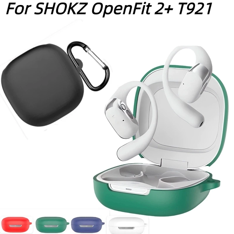 

With Hook For SHOKZ OpenFit 2+ T921 Headphone Protective Case Shockproof and Dustproof Storage Box