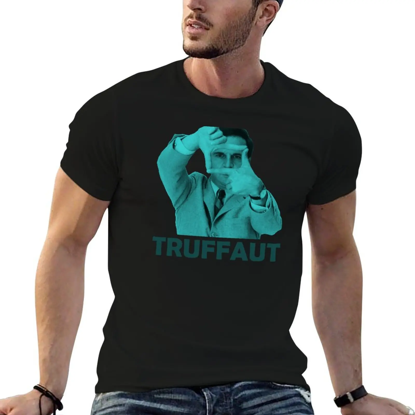 Francois Truffaut T-Shirt Fashion Pattern Printed Tee Shirt