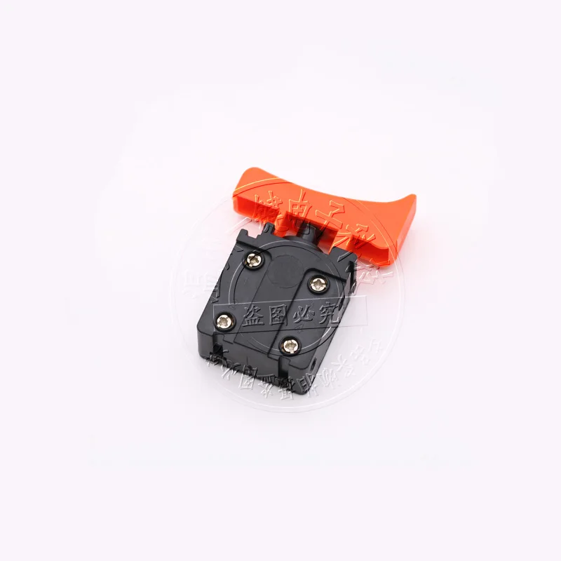 1Pc FA3-10/2D AC 250V 10A DPST NO Momentary Electric Power Tool Switch Black Orange