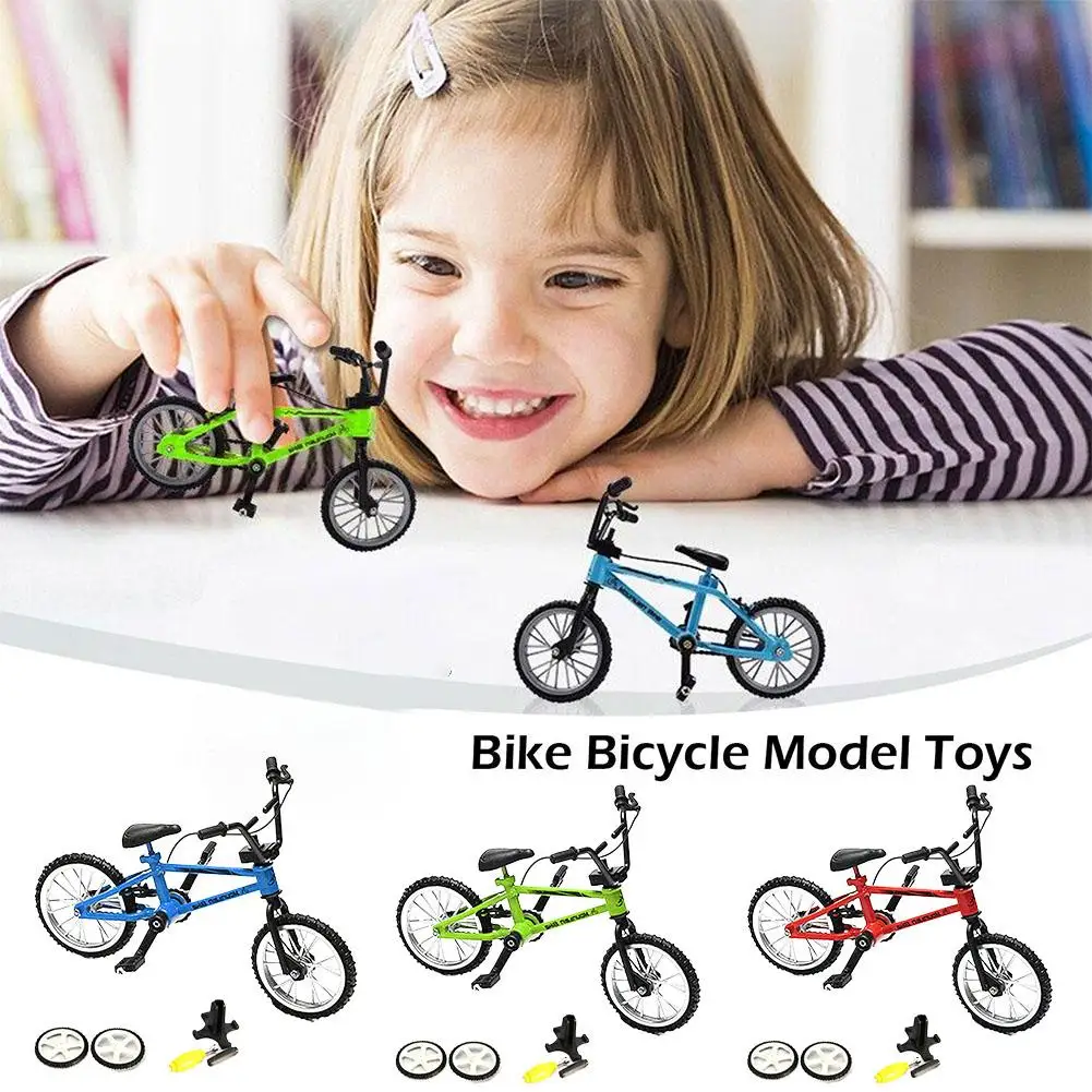 Miniatura roweru ze stopu, model symulacyjny roweru górskiego, rower na palec, zabawka edukacyjna, kreatywność, nauka, przedmiot dekoracyjny dla G M8T6