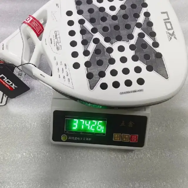 NOX Top 1 High Quality, Professional Padel Tennis Racket, Soft Face, Carbon Fiber, Lightweight, Fashionable EVA Sport Racquet 4 NOX Top 1 High Quality, Professional Padel Tennis Racket, Soft Face, Carbon Fiber, Lightweight, Fashionable EVA Sport Racquet 4