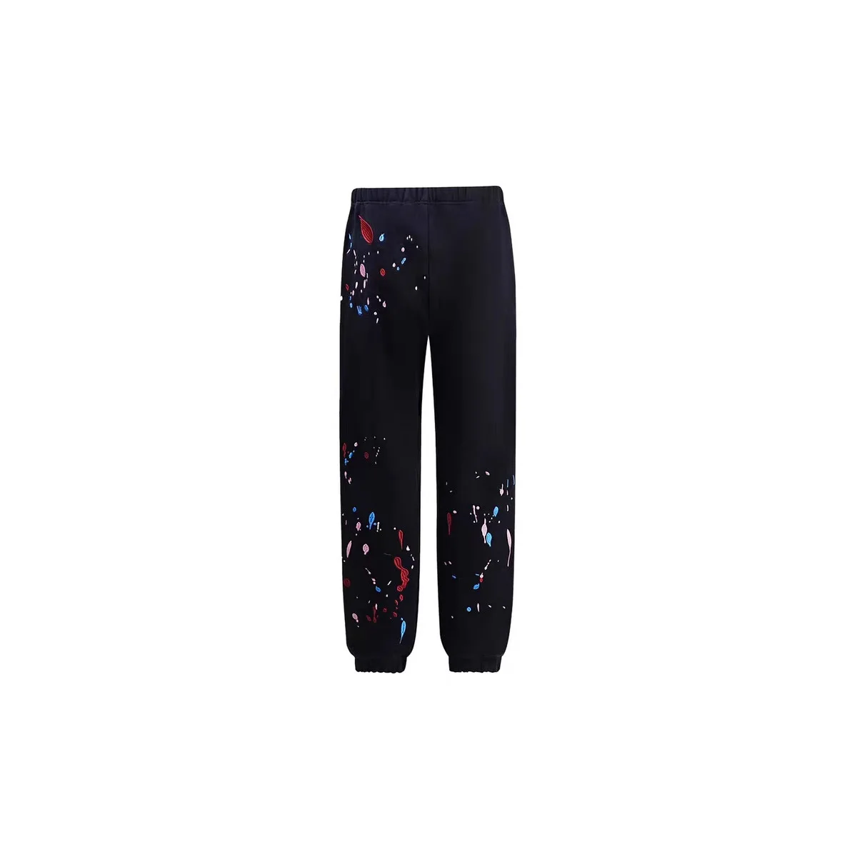 Goodbrand New 2026 Premium Quality Candy Embroidery Light Luxury Fashion High-End Ink-Splash Sweatpants for Men and Women