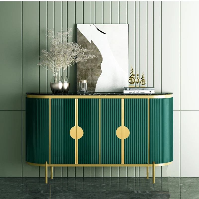 

Light luxury dining side cabinet, simple modern dining room storage, door-to-door entrance cabinet, living room decoration