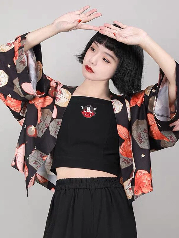 

Осенний свободный женский кардиган с модным принтом и защитой от солнца от Xiao Cong Liang Cai