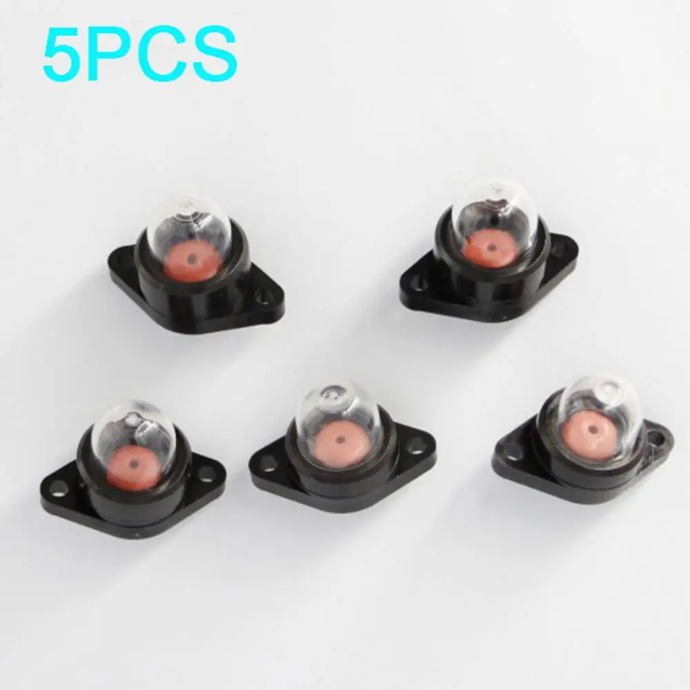 5pcs PVC Eradicator Brushcutter Clear Carburetter Primer Fuel Pump Chainsaws Trimmer Carburetor Oil bubble