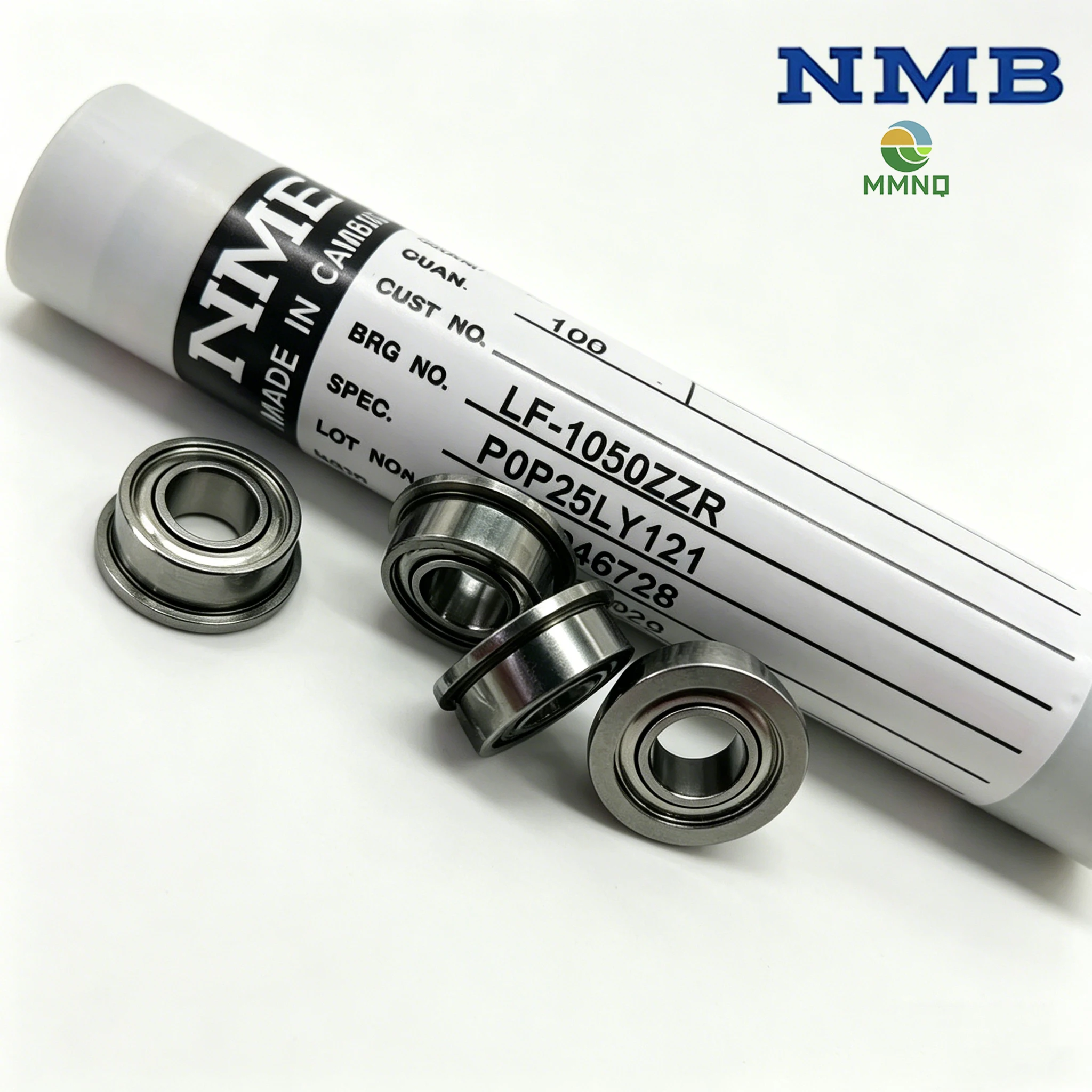 20PCS/50PCS/100PCS MF105 MF105ZZ Mini Flange Bearing 5x10x4mm Minebea NMB LF-1050ZZ Industrial Deep Groove Flange Bearing