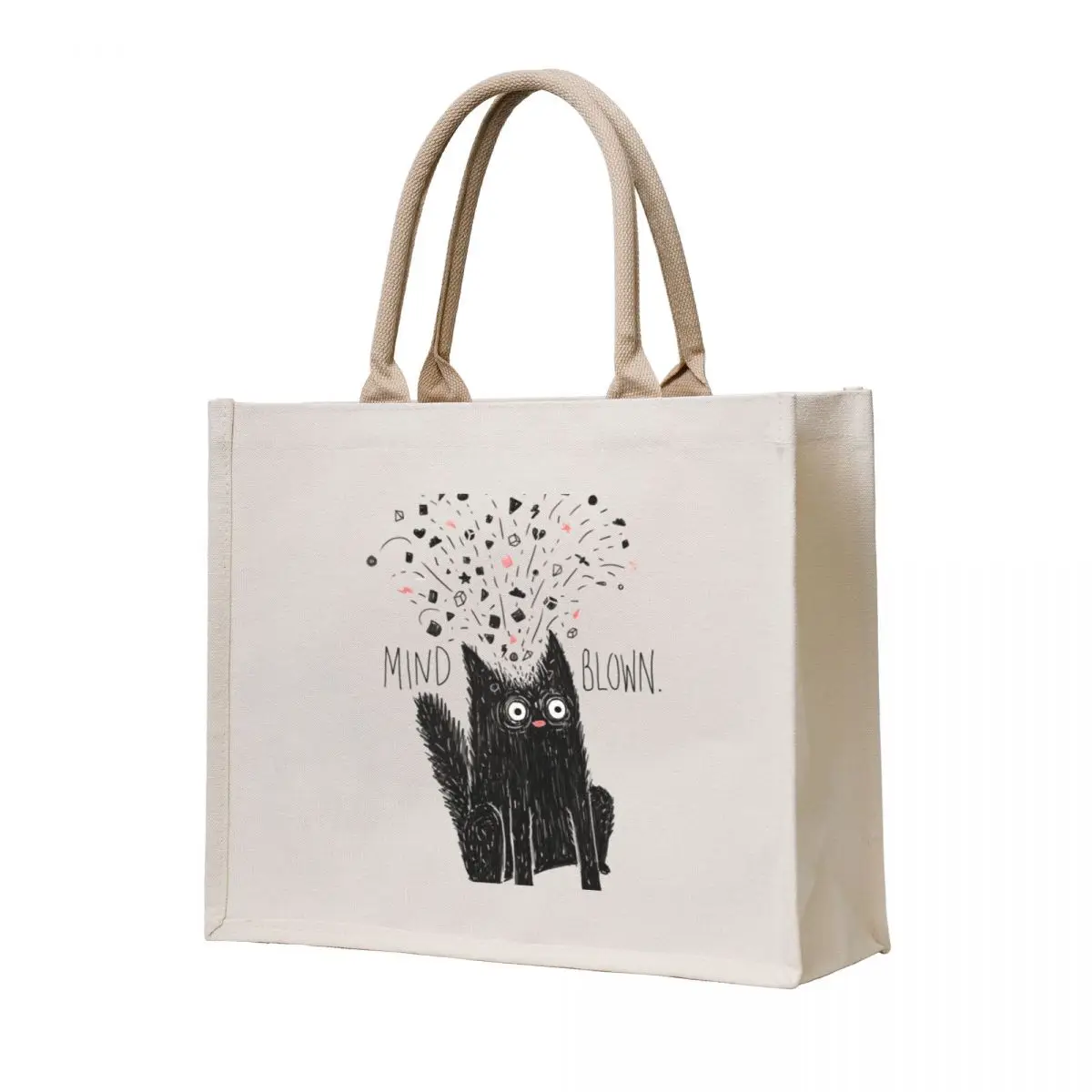 

MIND BLOWN. Tote Bag shopping bag women bag Canvas shoulder shopping trolley