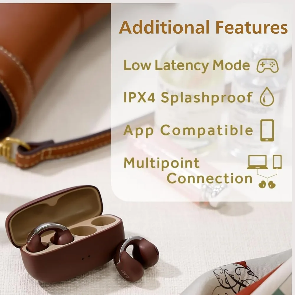 Wireless Open Ear Earbuds,Bluetooth 5.3,24H Battery,Water Resistant,Mic,Comfort & Awareness,Ear Clip - view 6
