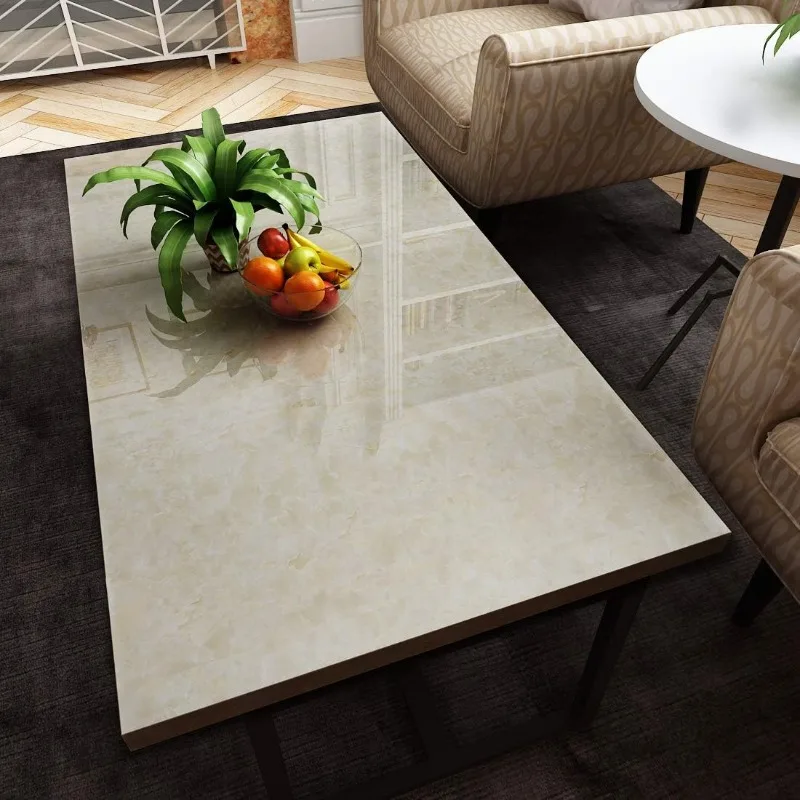 Beige Marble Peel and Stick Waterproof Contact Paper for Bathroom Kitchen Counter Self Adhesive  Paper for Countertop Covering