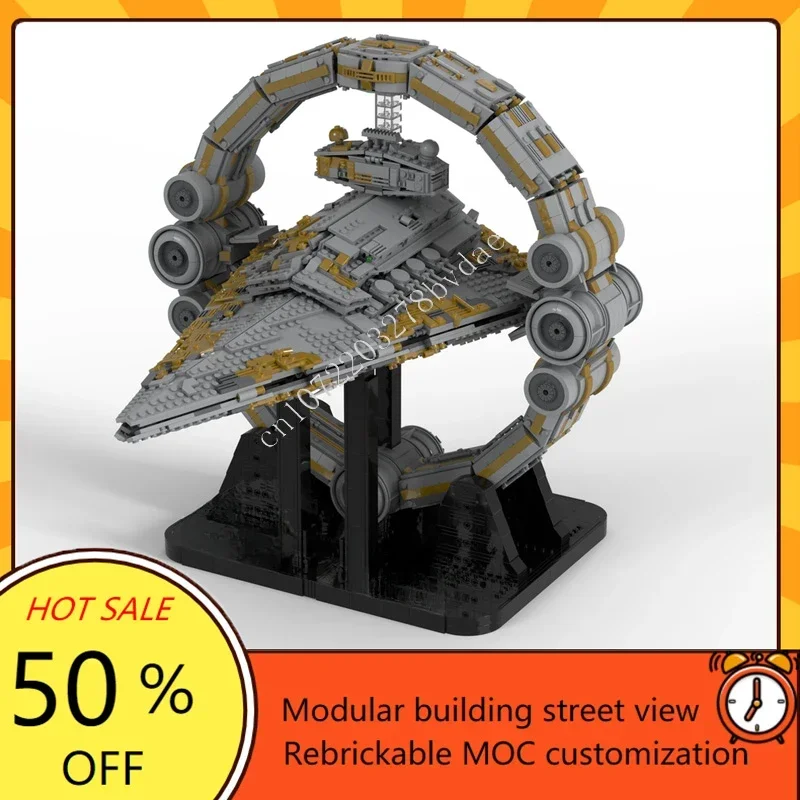 

The Eye of Sion incl Thrawn Chimaera Upgrade Kit Space War Military MOC SpaceShip Battle Model Custom Puzzles DIY Model Toy Gift