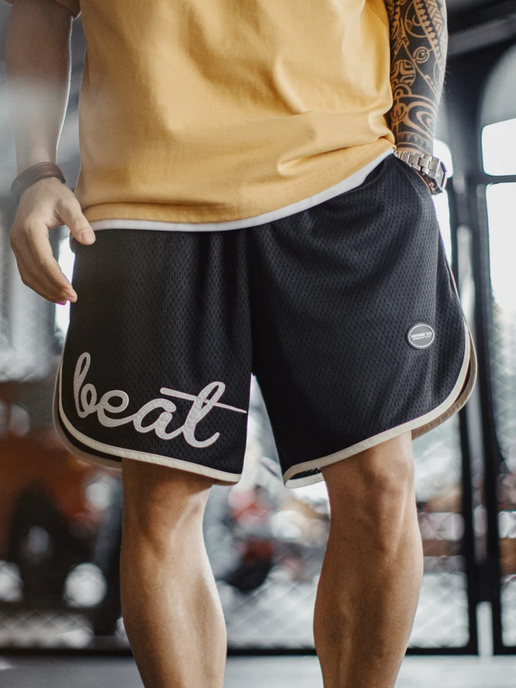 

Мужские летние шорты Maden American Style: дышащие, повседневные, из полиэстера, для пляжа и активного отдыха