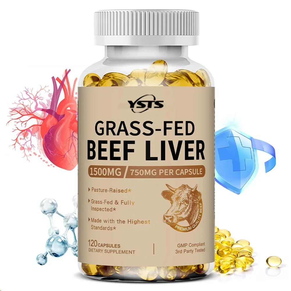 Grass Fed Beef Organs Supplement Grass Fed Beef Liver Support Energy Production, Detoxification, Digestion, Immunity