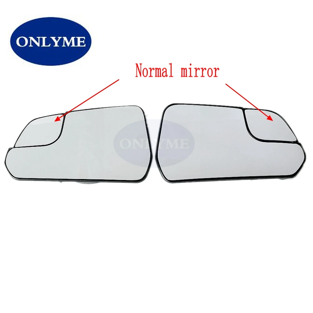 Car Led Warning Blind Spot Mirror Glass  For  Ford Mustang 2015 2016 2017 2018 2019 2020  American USA type