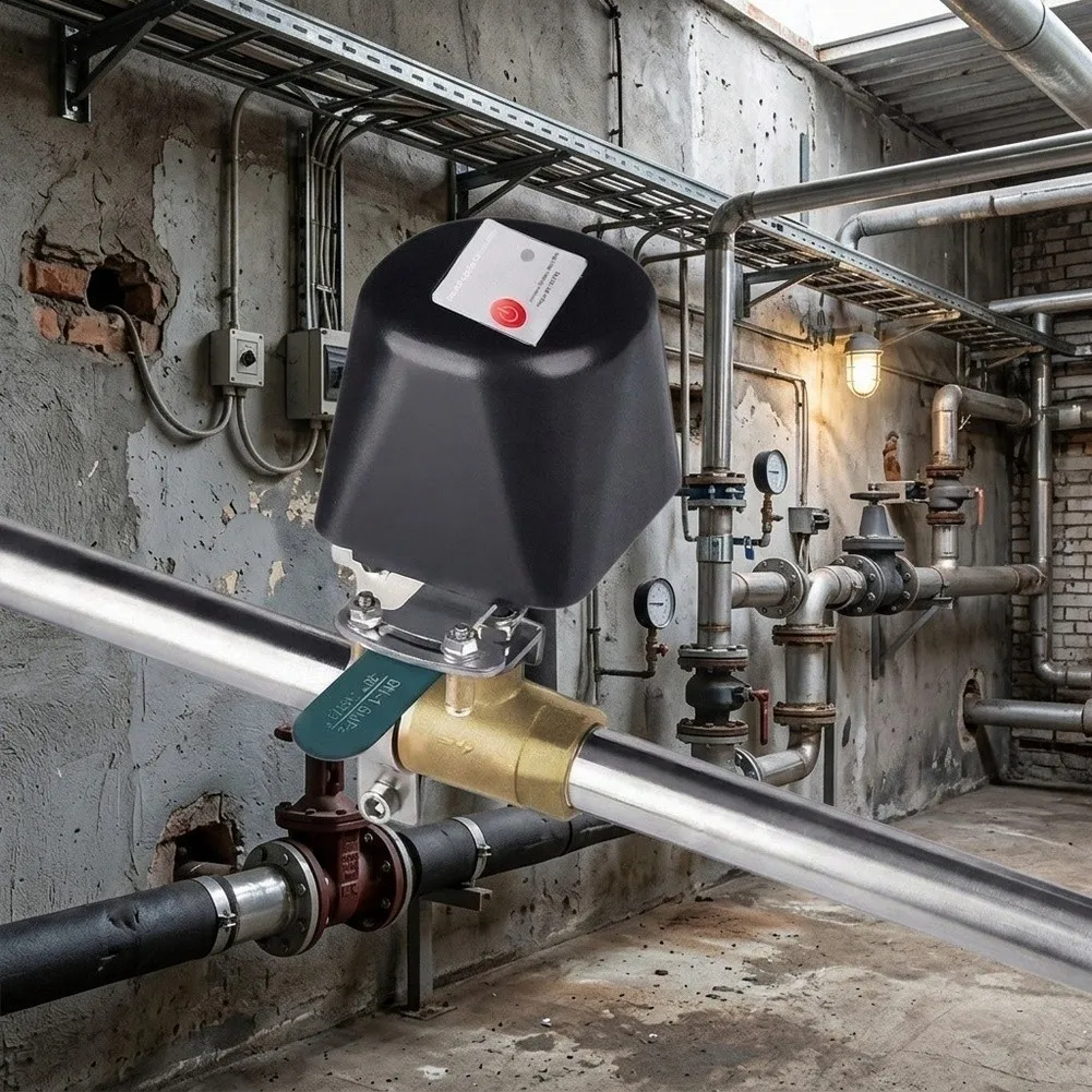 Remote-Controlled Wireless Valve Controller for Water and Gas Valves Compatible with 1/2 3/4 1 1 1/4 Inch Sizes