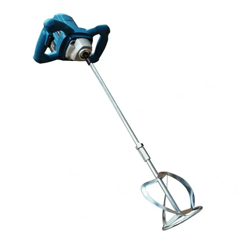 Hand-Held 2400W High Power Mixer for Putty Powder, Cement, Dry Sand, Paint - 1200 RPM No-Load Speed Heavy Mixing Machine