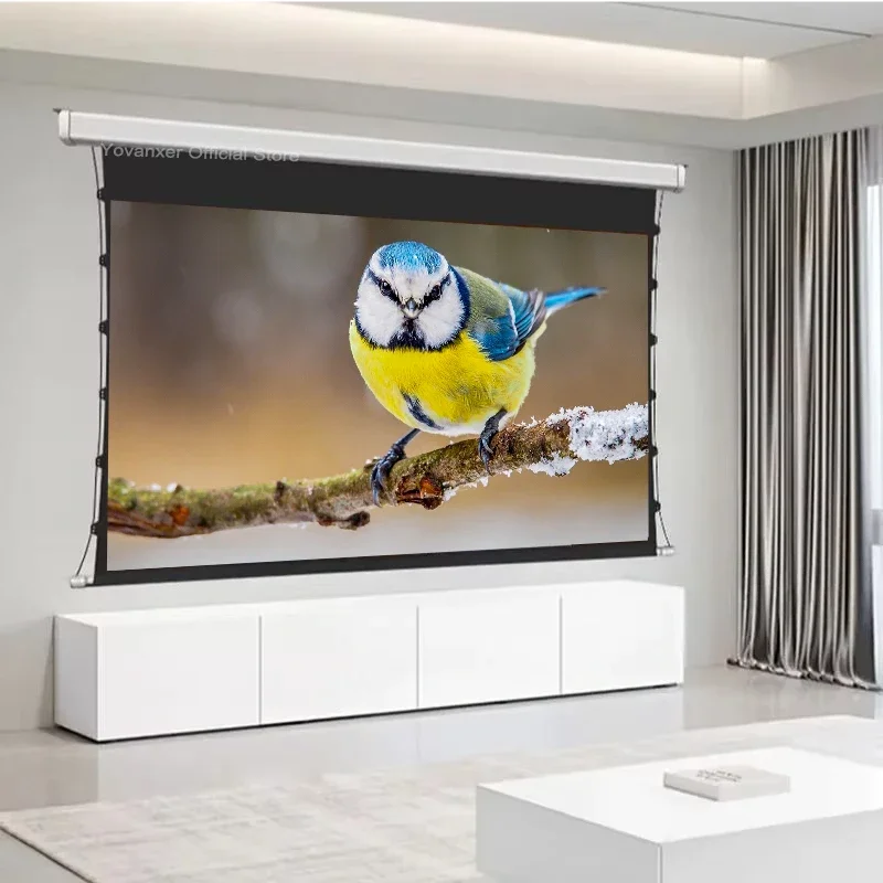 

Проекционный экран ALR 60-150 дюймов Black Diamond с моторным приводом и натяжением по периметру, высококачественный, с четырехсторонним каркасом, для проекторов с большим расстоянием проекции, 4K, 3D