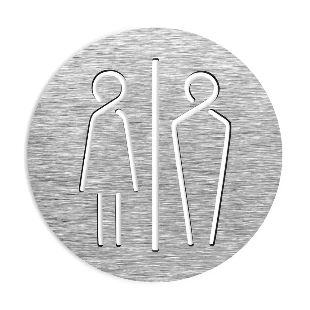 Customized Composite Aluminum Board Recycle Garbage Sign Trash Bin Sign  Apartment Renovation Door Number