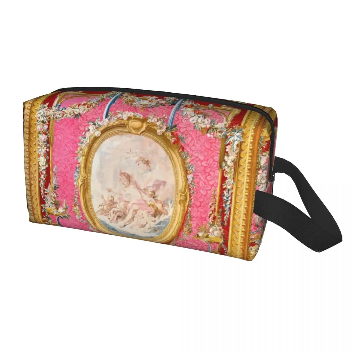 Custom Travel Rococo Renaissance Venuss Emerging Toiletry Bag Boucher Art Makeup Cosmetic Organizer Beauty Storage Dopp Kit Case