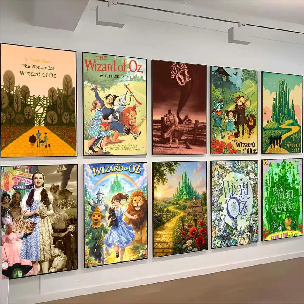 Novel Fantasy The Wonderful Wizard Of Oz Poster Classic Home Interior Artwork & Stylish Room Decoration