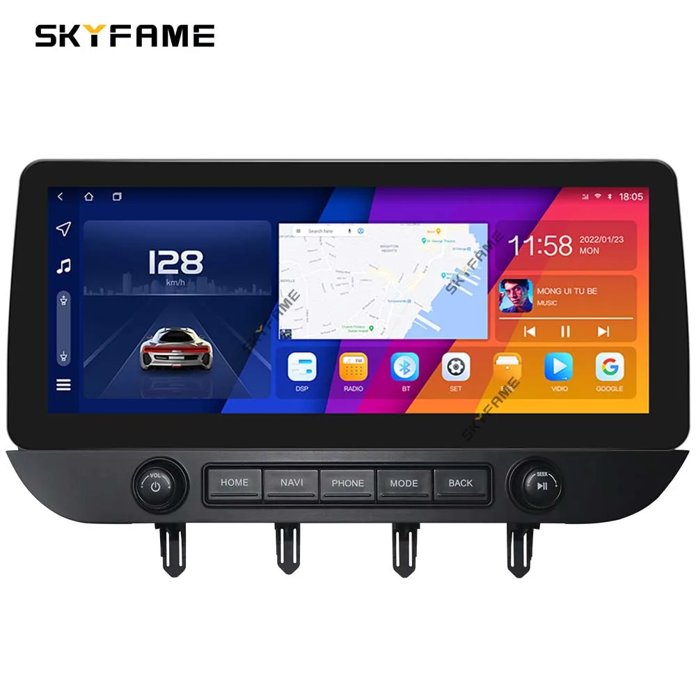 SKYFAME Car Frame Fascia Adapter Canbus Box Decoder Android Radio Dash Fitting Panel Kit For Nissan Quest