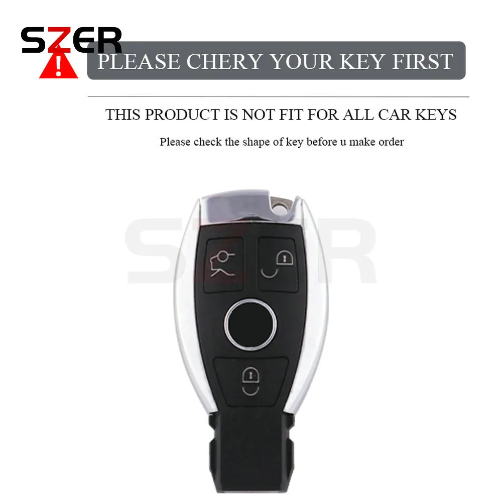 TPU Car Remote Key Case Cover Shell Holder Fob For Mercedes Benz A C E S G Class GLA CLA GLK ML GLC CLS W204 W176 W212 W463 W205