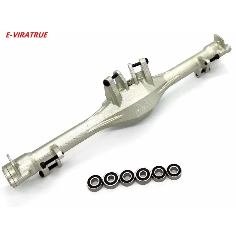 E-VIRATRUE 7075 Aluminum Rear Axle Housing For Losi Baja Rey 1.0&2.0&Losi Rock Rey/Losi Hammer Rey U4 1/10